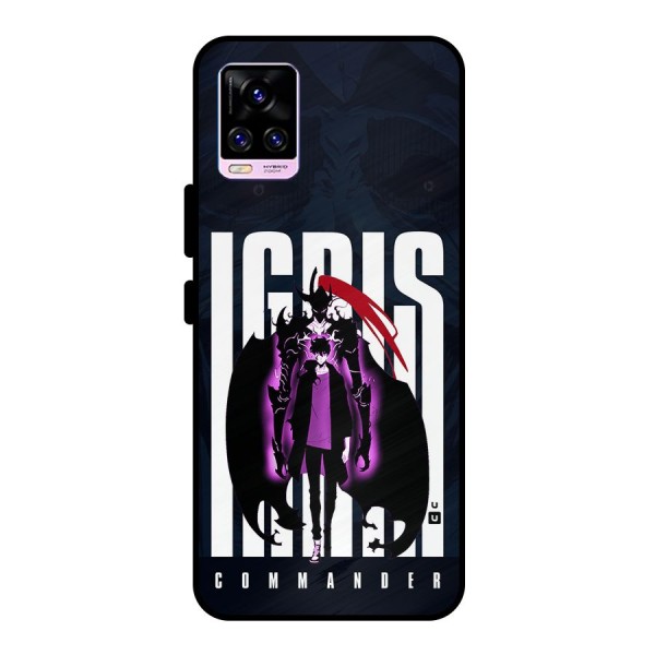 Commander Igris Metal Back Case for Vivo V20 Pro