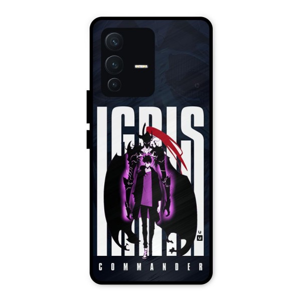 Commander Igris Metal Back Case for Vivo V23 5G