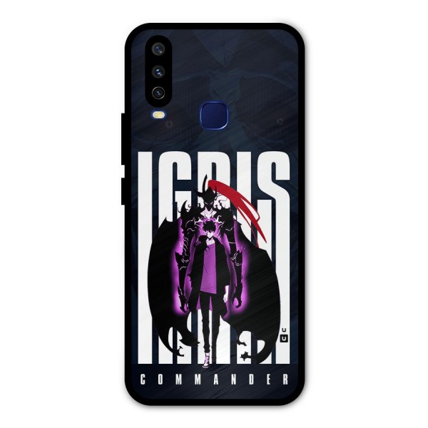 Commander Igris Metal Back Case for Vivo Y12