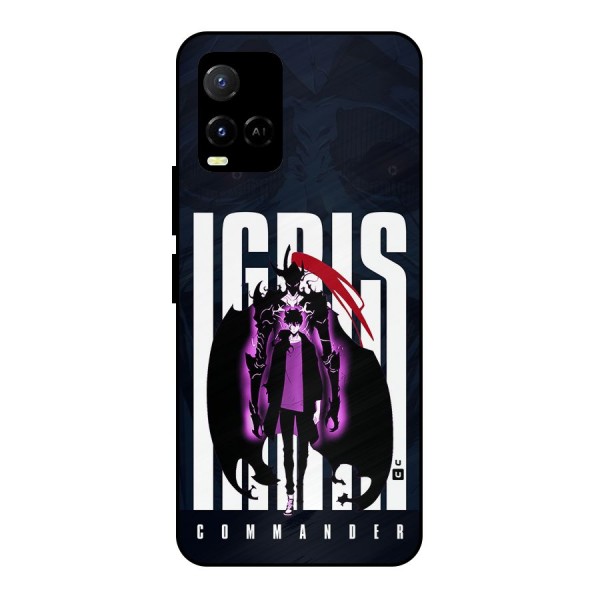 Commander Igris Metal Back Case for Vivo Y21 2021