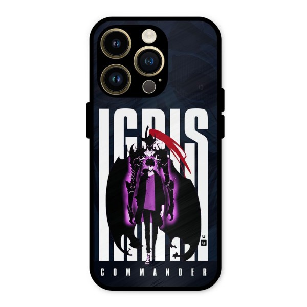 Commander Igris Metal Back Case for iPhone 14 Pro