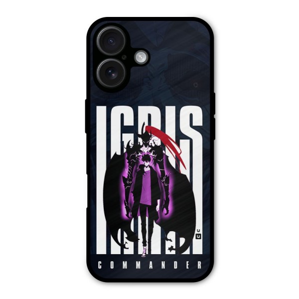 Commander Igris Metal Back Case for iPhone 16