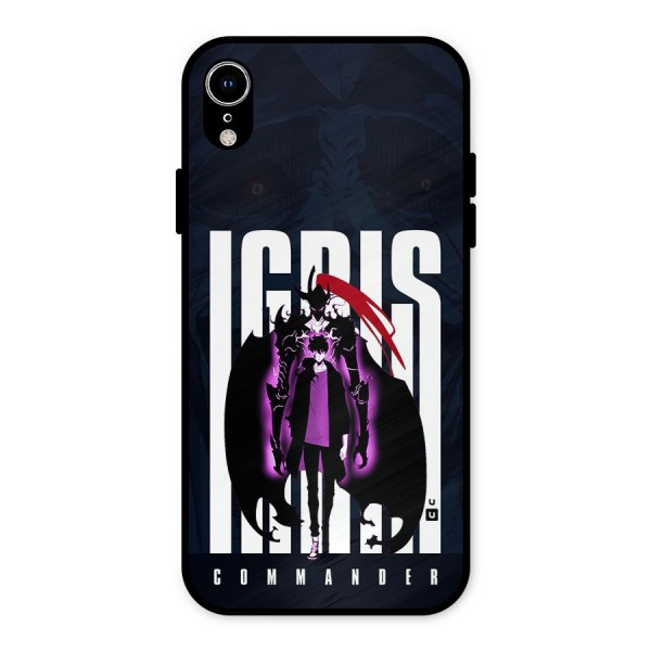 Commander Igris Metal Back Case for iPhone XR