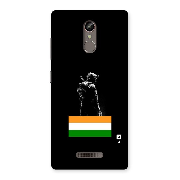 Commando Respect Back Case for Gionee S6s