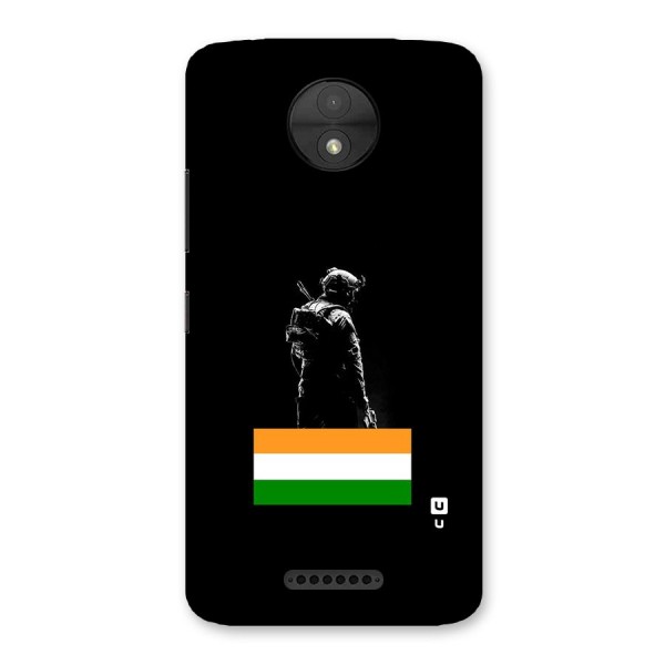 Commando Respect Back Case for Moto C