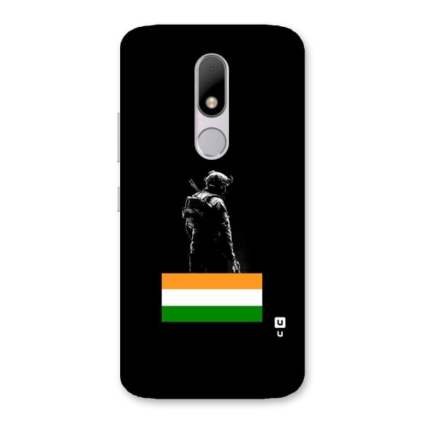 Commando Respect Back Case for Moto M