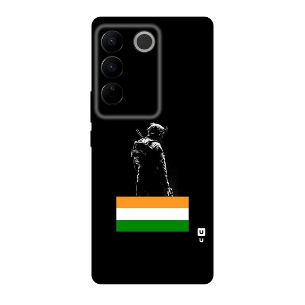 Commando Respect Back Case for Vivo V27