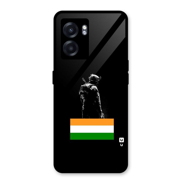 Commando Respect Glass Back Case for Oppo K10 (5G)