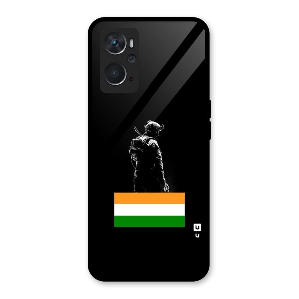 Commando Respect Glass Back Case for Oppo K10 4G