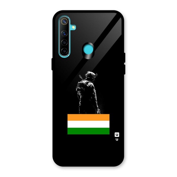 Commando Respect Glass Back Case for Realme 5