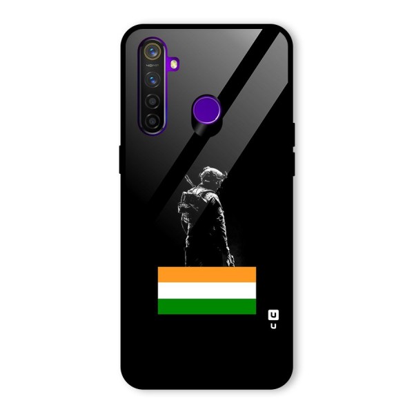 Commando Respect Glass Back Case for Realme 5 Pro