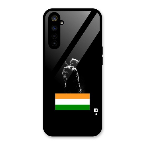 Commando Respect Glass Back Case for Realme 6i