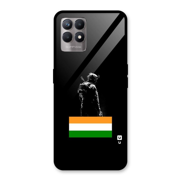 Commando Respect Glass Back Case for Realme Narzo 50