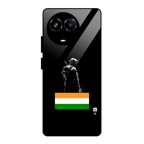 Commando Respect Glass Back Case for Realme Narzo 60X