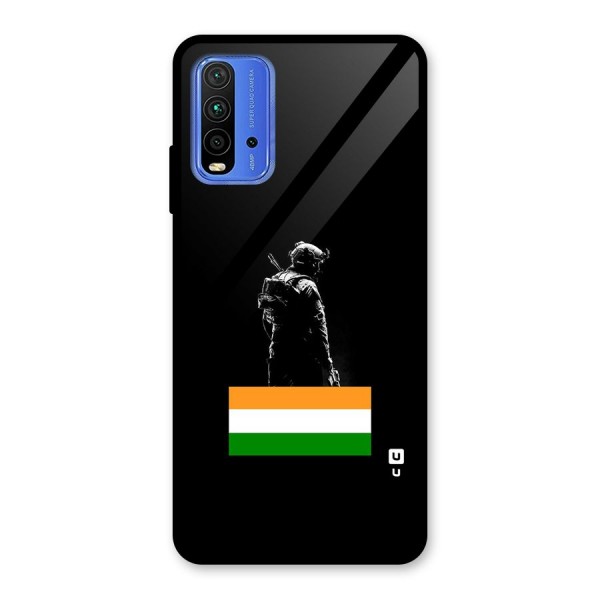 Commando Respect Glass Back Case for Redmi 9 Power