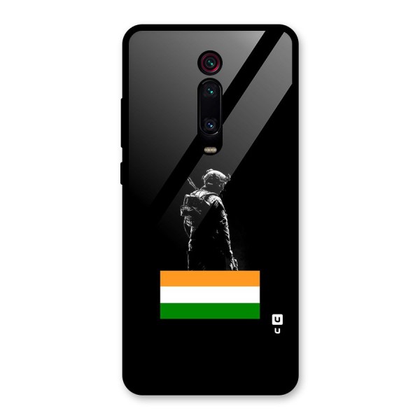 Commando Respect Glass Back Case for Redmi K20 Pro