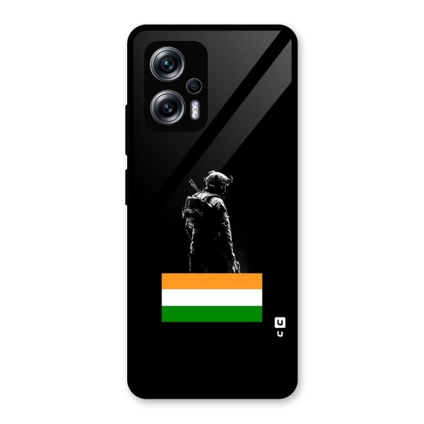 Commando Respect Glass Back Case for Redmi K50i