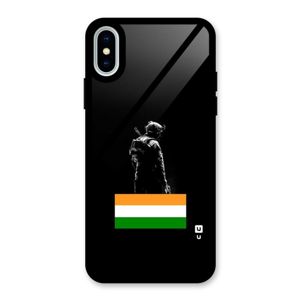 Commando Respect Glass Back Case for iPhone X