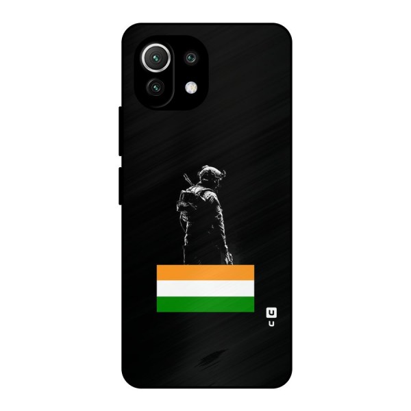 Commando Respect Metal Back Case for Mi 11 Lite