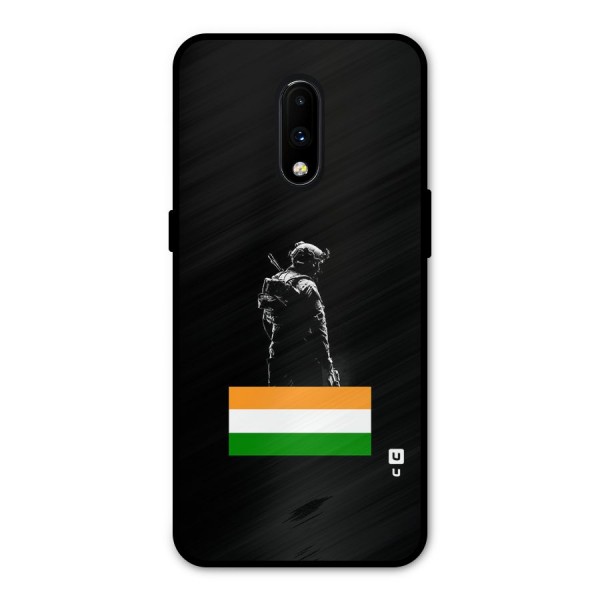 Commando Respect Metal Back Case for OnePlus 7