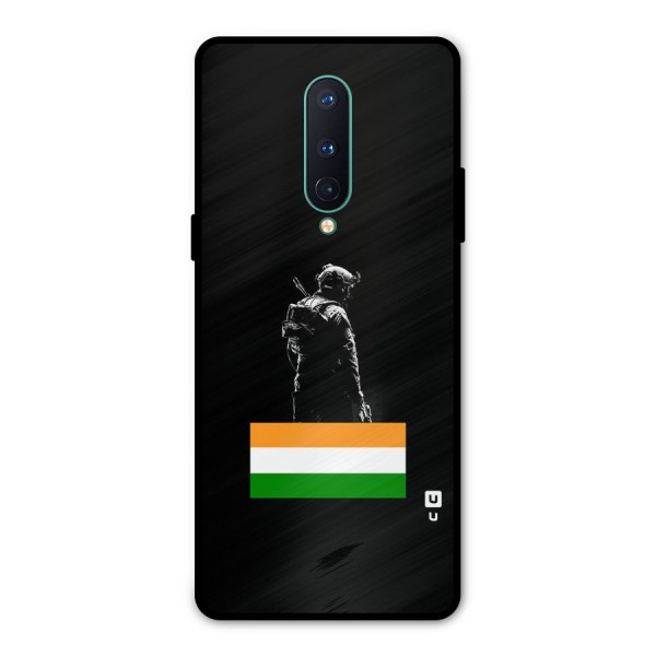 Commando Respect Metal Back Case for OnePlus 8