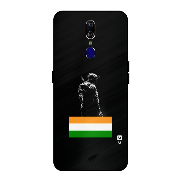 Commando Respect Metal Back Case for Oppo F11