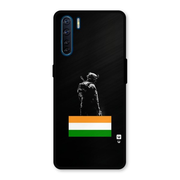 Commando Respect Metal Back Case for Oppo F15