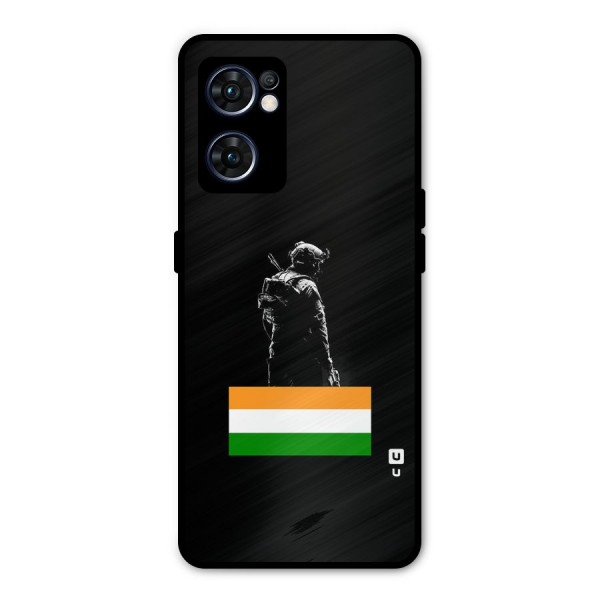 Commando Respect Metal Back Case for Oppo Reno7 5G