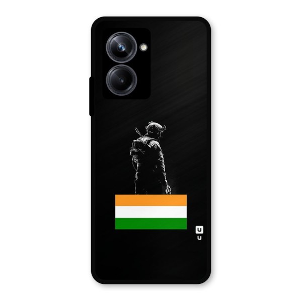 Commando Respect Metal Back Case for Realme 10 Pro