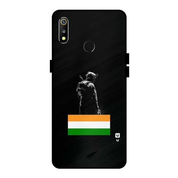 Commando Respect Metal Back Case for Realme 3