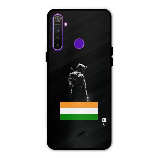 Commando Respect Metal Back Case for Realme 5i