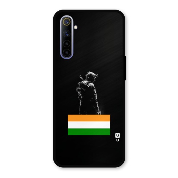 Commando Respect Metal Back Case for Realme 6i