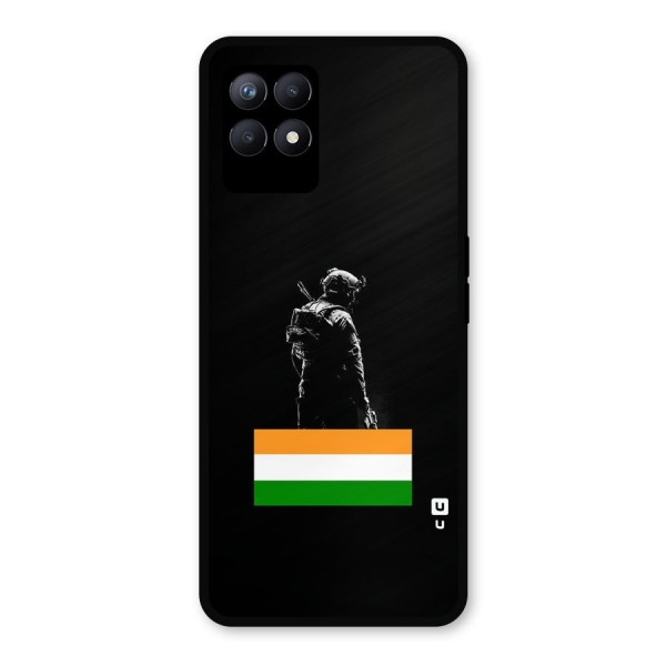 Commando Respect Metal Back Case for Realme 8i