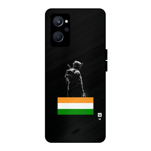 Commando Respect Metal Back Case for Realme 9i 5G