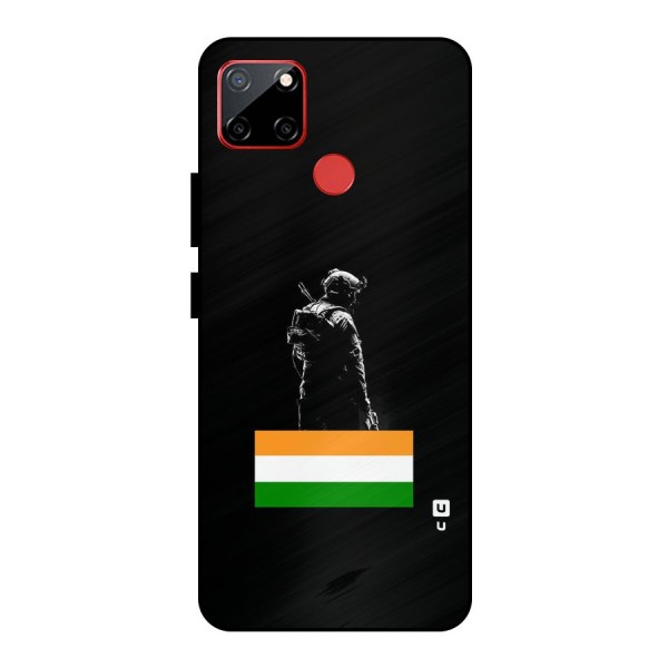 Commando Respect Metal Back Case for Realme C12