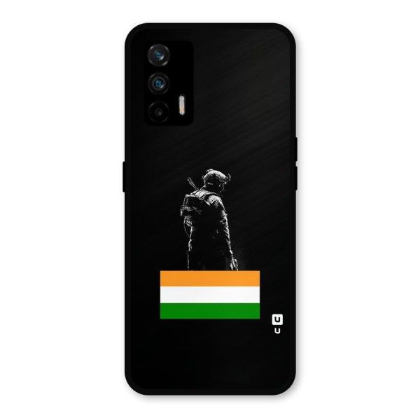 Commando Respect Metal Back Case for Realme GT 5G