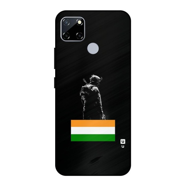 Commando Respect Metal Back Case for Realme Narzo 20