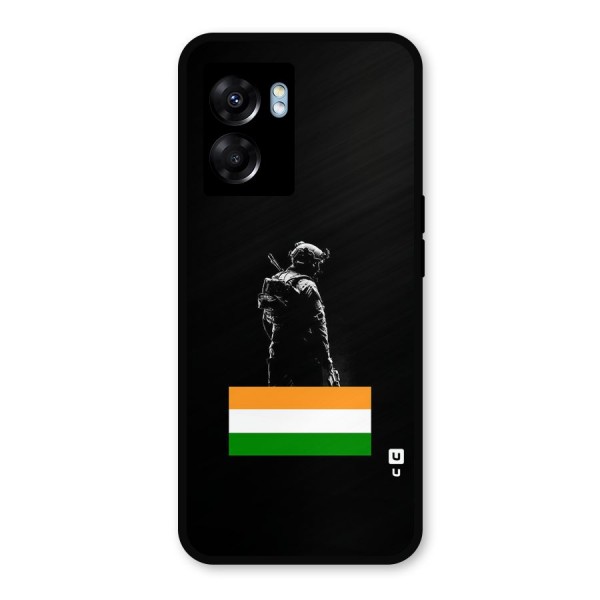 Commando Respect Metal Back Case for Realme Narzo 50 5G