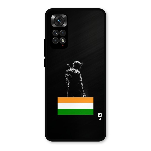 Commando Respect Metal Back Case for Redmi Note 11