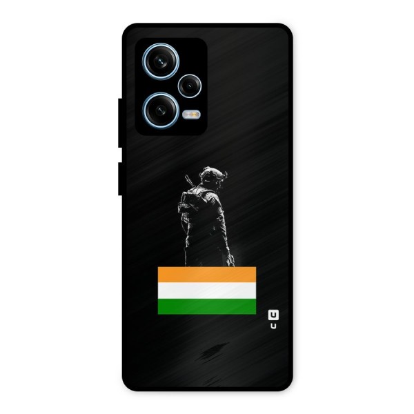 Commando Respect Metal Back Case for Redmi Note 12 Pro