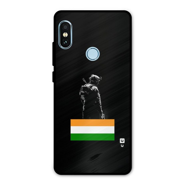 Commando Respect Metal Back Case for Redmi Note 5 Pro