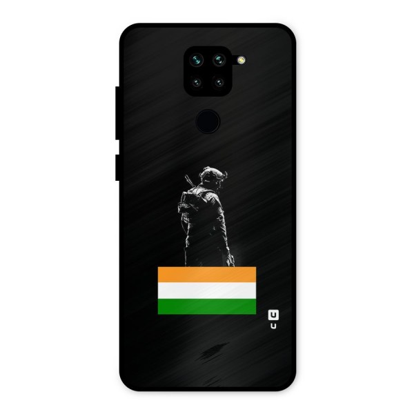 Commando Respect Metal Back Case for Redmi Note 9