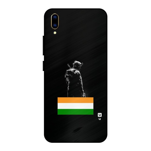 Commando Respect Metal Back Case for Vivo V11 Pro