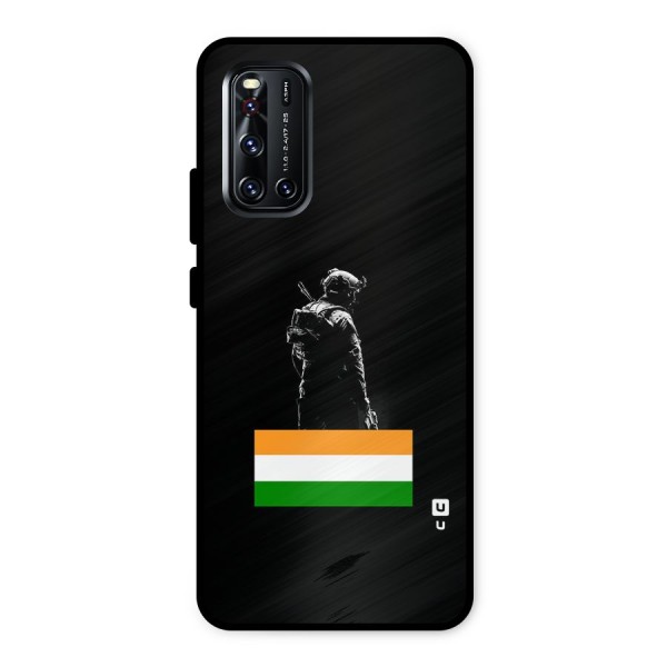 Commando Respect Metal Back Case for Vivo V19