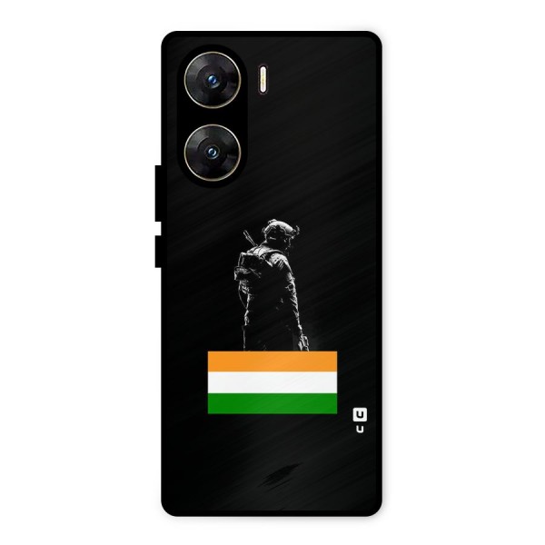 Commando Respect Metal Back Case for Vivo V29e