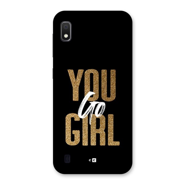 Confident Girl Back Case for Galaxy A10