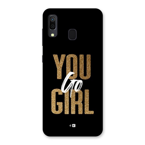 Confident Girl Back Case for Galaxy A20