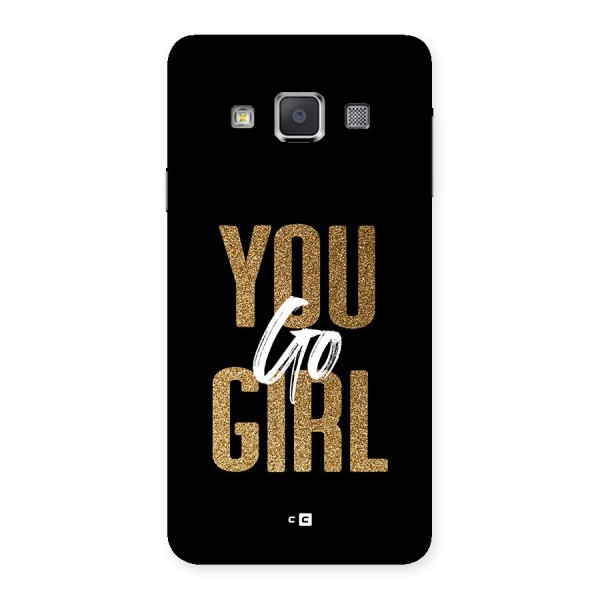 Confident Girl Back Case for Galaxy A3