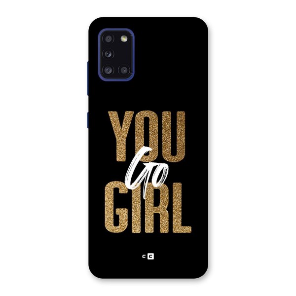 Confident Girl Back Case for Galaxy A31