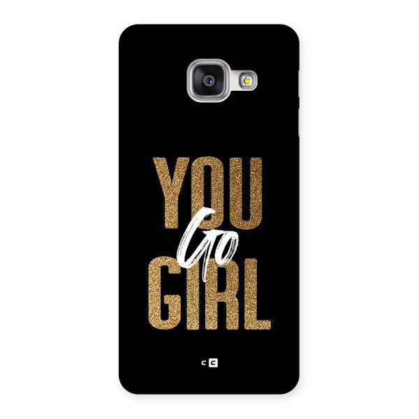 Confident Girl Back Case for Galaxy A3 (2016)